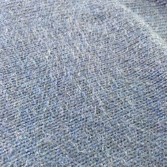 J Jill Navy Southwest Print Drop Sleeve Sweater Medium - Picture 8 of 8